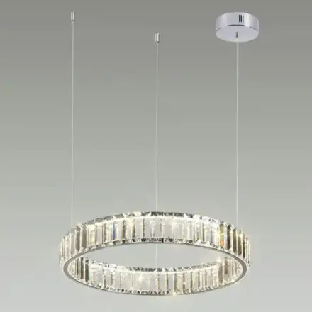 4930/30L L-VISION ODL24 591 хром/прозрачный металл/хрусталь Люстра LED 30W 4000K 3570Лм VEKIA