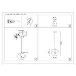 SL1056.103.01 Подвес ST-Luce Хром/Прозрачный E27 1*60W