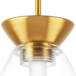 805110 Люстра COLORE LED 1х4W 240LM ЗОЛОТО/ПРОЗРАЧНЫЙ 3000K Lightstar