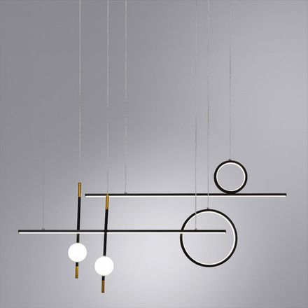 Подвесной светильник Arte Lamp POLARIS A2610SP-85BK, 1хLED