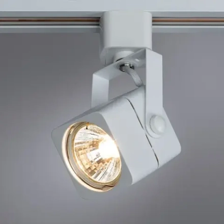 Трековый светильник Arte Lamp LENTE A1314PL-1WH, 1хGU10