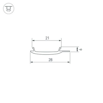 Экран STRETCH-S-20-WALL-SIDE-10m (RESPECT-ST) (Arlight, -)