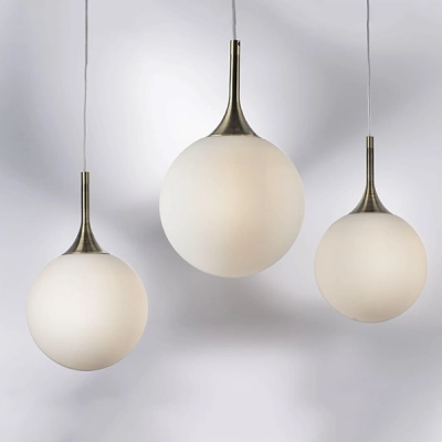 813021 Подвес GLOBO 1х40W E14 electroplating bronze/white Lightstar