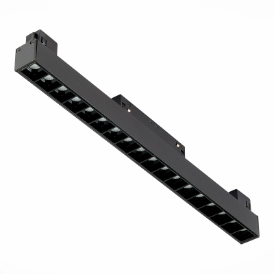 ST361.436.18 Магнитный трековый светильник Черный LED 1*18W 3000K 1 407Lm Ra>80 36° IP20 L331xW22xH44 48V