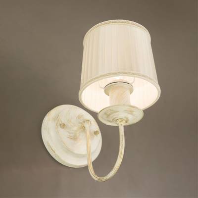 Citilux Дижон CL429311 Бра с абажуром Белое с патиной