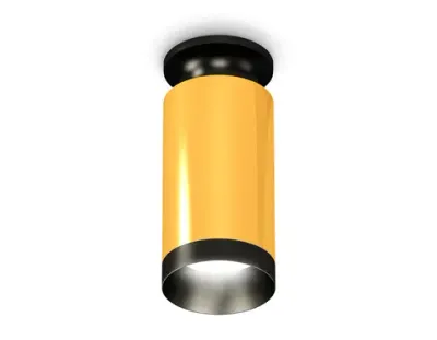 Комплект накладного светильника XS6327100 PYG/PBK золото желтое полированное/черный полированный MR16 GU5.3 (N6902, C6327, N6131)