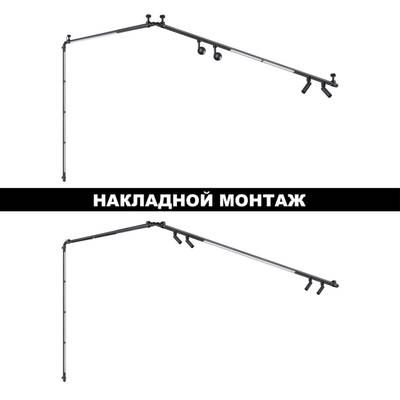 359363 KONST NT24 000 черный Светильник диммир. со сменой цв. температ. (управл. - пульт ДУ или прилож. Smart Life) IP20 LED 16W 48V 3000-6000К GLAT