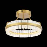SL383.202.01 Светильник потолочный ST-Luce Матовое золото/Прозрачный LED 1*34W 3000K
