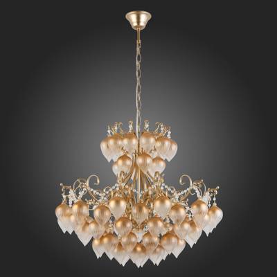 SL659.303.06 Люстра подвесная ST-Luce Золотистый/Золотистый E14 6*40W