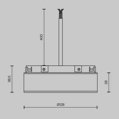 Блок питания встраиваемый Basity 48V, 200Вт, черный, Dali, TRA172DR- 200W-DD-B. TM Maytoni