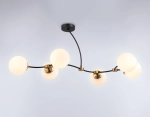 Подвесной светильник TR2555/6 BK/SB черный/бронза E27/6 max 60W 1160*600*450