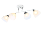 Светильник подвесной TR303003/4 WH/CH/FR белый/хром/белый матовый E27/4 max 40W 780*350*240
