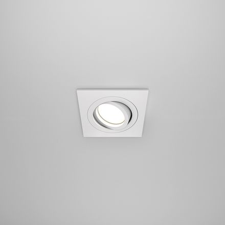 Встраиваемый светильник Atom GU10 1x50Вт DL024-2-01W. TM Maytoni