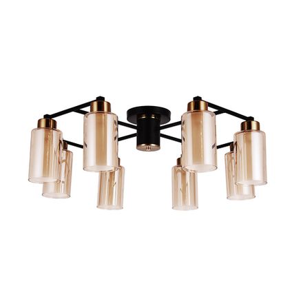 Потолочная люстра Arte Lamp LEO A7027PL-8BK, 8хE14