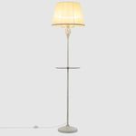 Citilux Вена CL402923T Торшер патина со столиком и кремовым абажуром