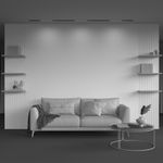 Трековый светильник Basis Exility 3000K 10Вт 120° TR231-2-10W3K-B. TM Maytoni