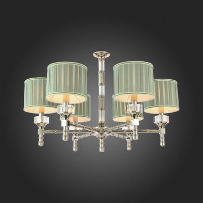 SL1121.103.06 Люстра подвесная ST-Luce Никель/Оливковый E14 6*40W