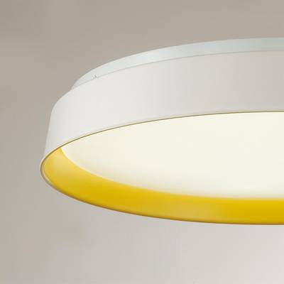 7711/DL COLOR SN 157 Светильник пластик/белый/желтый LED 48Вт 4000К D407 IP43 TUNA YELLOW