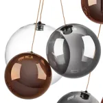 801189 Люстра SFERETTA LED 18х1,35W 1080LM КОФЕЙНЫЙ/МУЛЬТИКОЛОР 3000K