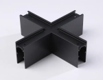 Коннектор X-образный для накладного шинопровода Magnetic GL3376 BK черный 170*170*53.7