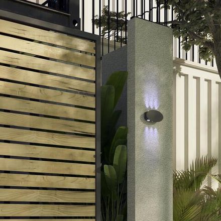 358563 STREET NT21 378 темно-серый Ландшафтный настенный светильник IP54 LED 4000K 6W 85-265V CALLE