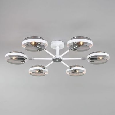 Умный потолочный светильник в стиле лофт 70121/6 белый Smart