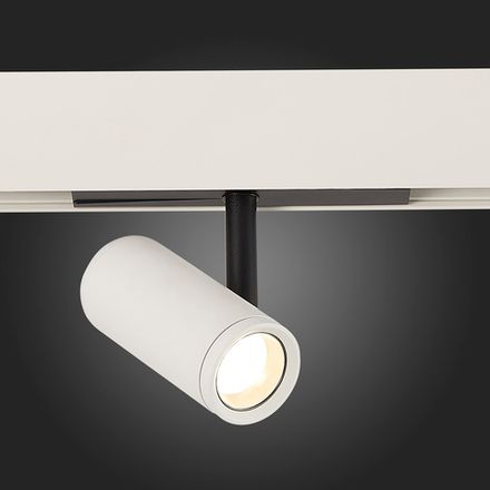 ST808.546.08 Магнитный трековый светильник Белый, Черный LED 1*8W 4000K 650Lm Ra&gt;90 36° IP20 D42xH135 48VV