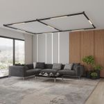 135249 SHINO NT24 132 черный Соединитель с токопроводом гибкий угловой "L" IP20 48V FLUM