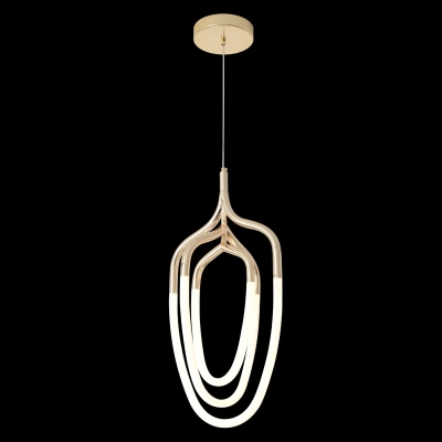 Светильник подвесной Crystal Lux PERA SP50W LED GOLD 3491/250