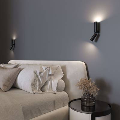 Настенный светодиодный светильник 40020/1 LED черный