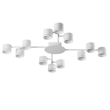 8235/12C COMFI LN26 242 белый, металл Люстра потолочная LED GX53 12*12W 220V GARETA