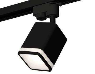 Комплект трекового светильника XT7813021 SBK/FR черный песок/белый матовый MR16 GU5.3 (A2521, C7813, N7751)