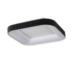 7768/56L AVRA LED SN Светильник металл/белый/черный LED 56Вт+14Вт 3000-6000K 500х500 IP43 пульт ДУ+подсветка SHARMEL