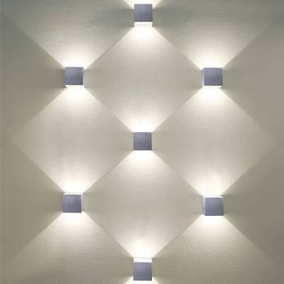 Уличный настенный светодиодный светильник 1548 TECHNO LED WINNER алюминий 1548 TECHNO LED WINNER алюминий