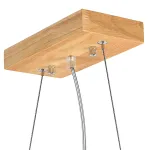 802135 Подвес NUBI LEGNO 3х40W E27 СВЕТЛОЕ ДЕРЕВО/БЕЛЫЙ