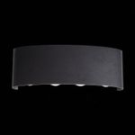 SL089.401.08 Светильник уличный настенный ST-Luce Черный кварцевый LED 8*1W 4000K