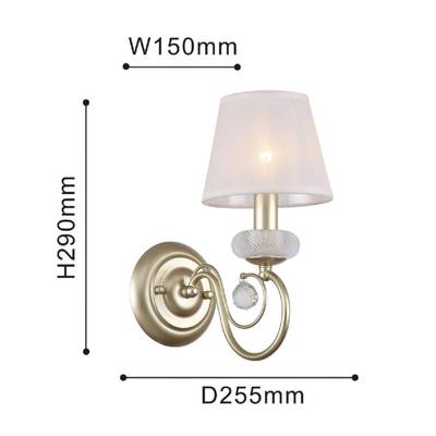 Настенный светильник Bambola 2665-1W. ТМ F-Promo