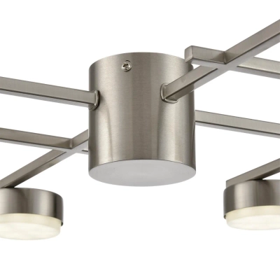 8115/8C COMFI LN26 248 никель, металл Люстра потолочная LED GX53 8*7W 220V DABRA