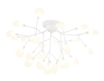 Потолочная люстра TR3011/27 WH/FR белый/матовый G4*27 max 20W D730*430 (лампы LED G4 1.5W 4200K в комплекте)