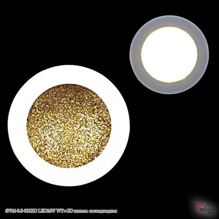 67916-9.0-001RD LED16W WT+GD панель светодиодная