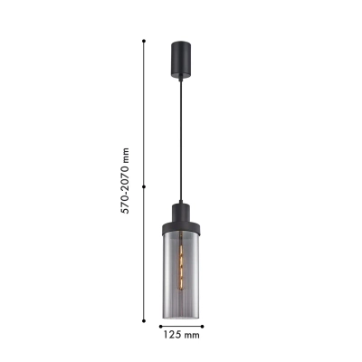 Подвес Hatt 4364-1P, 1*E27*40W. ТМ F-Promo