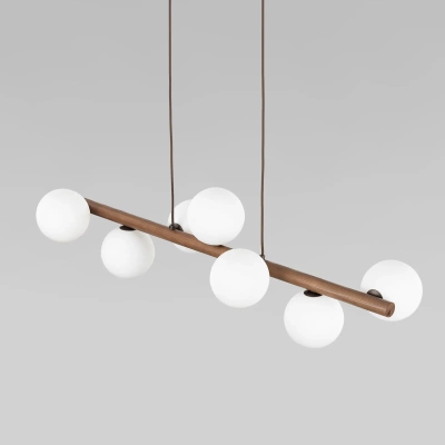 Подвесной светильник со стеклянными плафонами 10272 Estera Wood, G9х7
