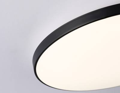Светильник светодиодный потолочный FZ1225 BK черный IP44 18W 4200K D302*50 (Без ПДУ)