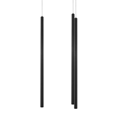 L5T747337 Люстра TUBO LED 25W 1500LM 25G ЧЕРНЫЙ 3000K (574727+747337 (5шт)