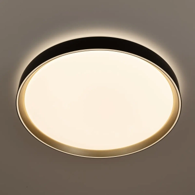 Citilux BOSS CL751451G LED RGB Светильник с пультом Чёрный с Золотом