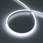 Лента герметичная WAVE-TOP-PU-A144-10x10mm 24V White5700 (5 W/m, IP68, 5m, wire x2) (Arlight, Вывод боковой, 3 года)