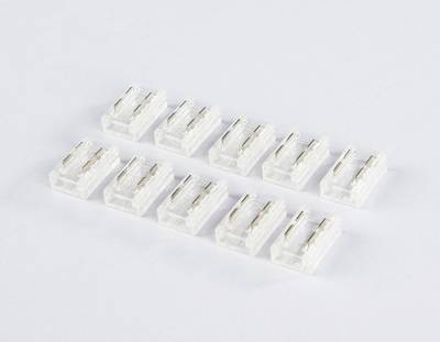 Соединитель прямой для светодиодной ленты COB 8mm 12/24V (2 конт.) GS6351 (10шт)