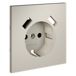 VLS000903 Накладка для розетки с заземлением и защитными шторками, с USB A+A, S70 (кашемир). (ТМ Maytoni)