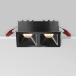 Встраиваемый светильник Альфа / Alfa LED 20 Вт 3000 К 50°, DL043-02-10W3K-SQ-B-1. TM Maytoni