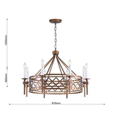 Подвесная люстра Eques 2878-8P. ТМ Favourite